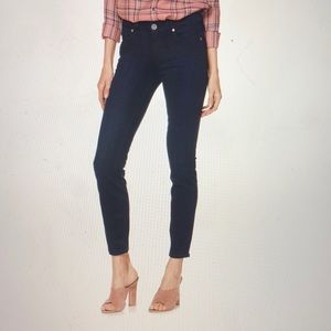 PAIGE designer dark ankle skinny jeans never worn